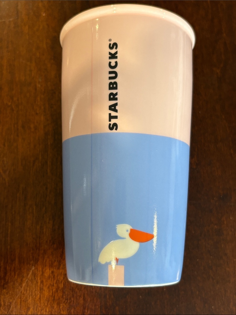 Starbucks travel mug for Florida. Pink and Blue.